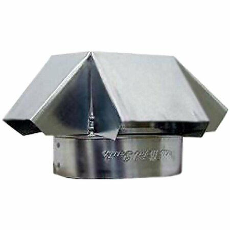 KEEN 7 in. Round Galvanized Vent Cap KE2533628